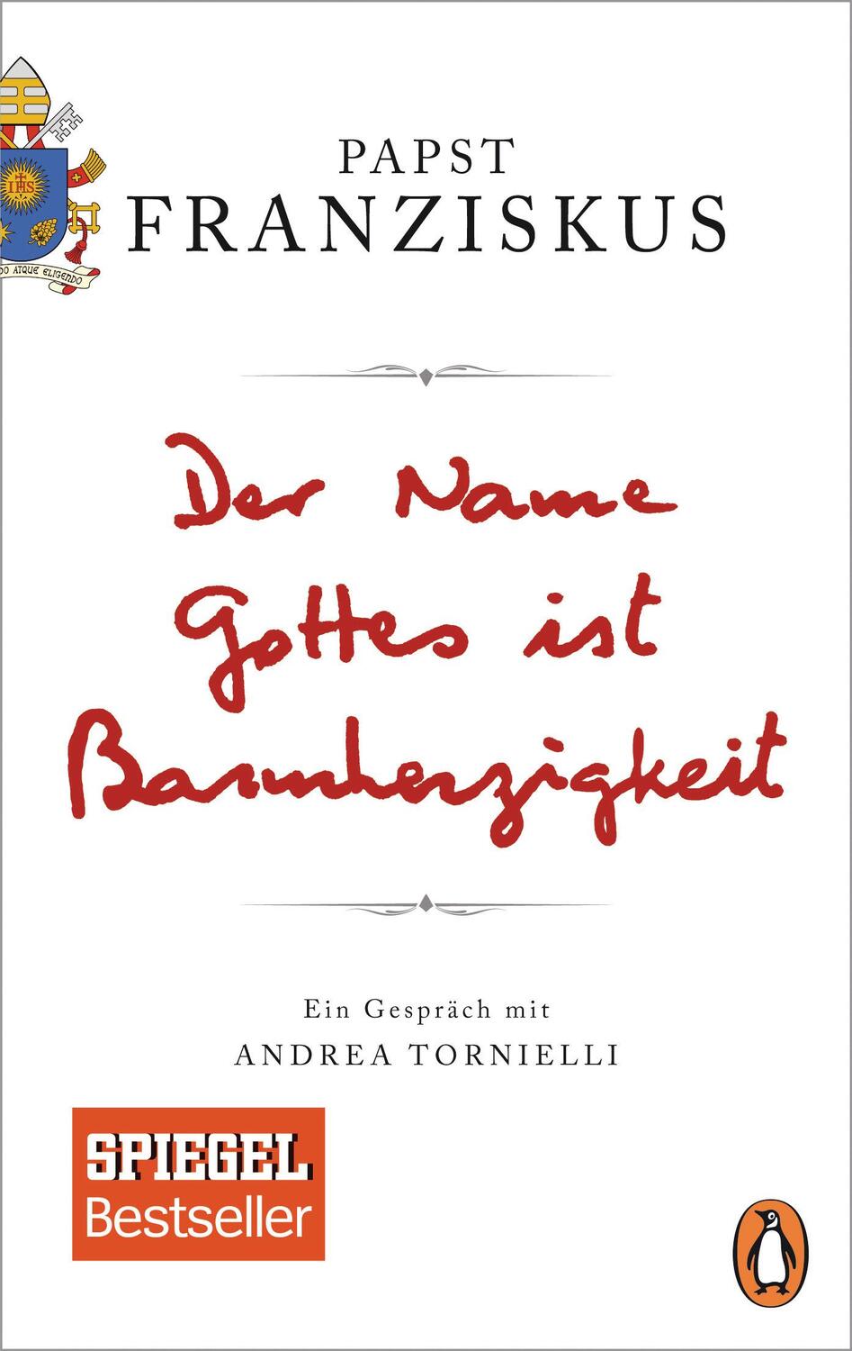 Cover: 9783328101833 | Der Name Gottes ist Barmherzigkeit | Ein Gespräch mit Andrea Tornielli