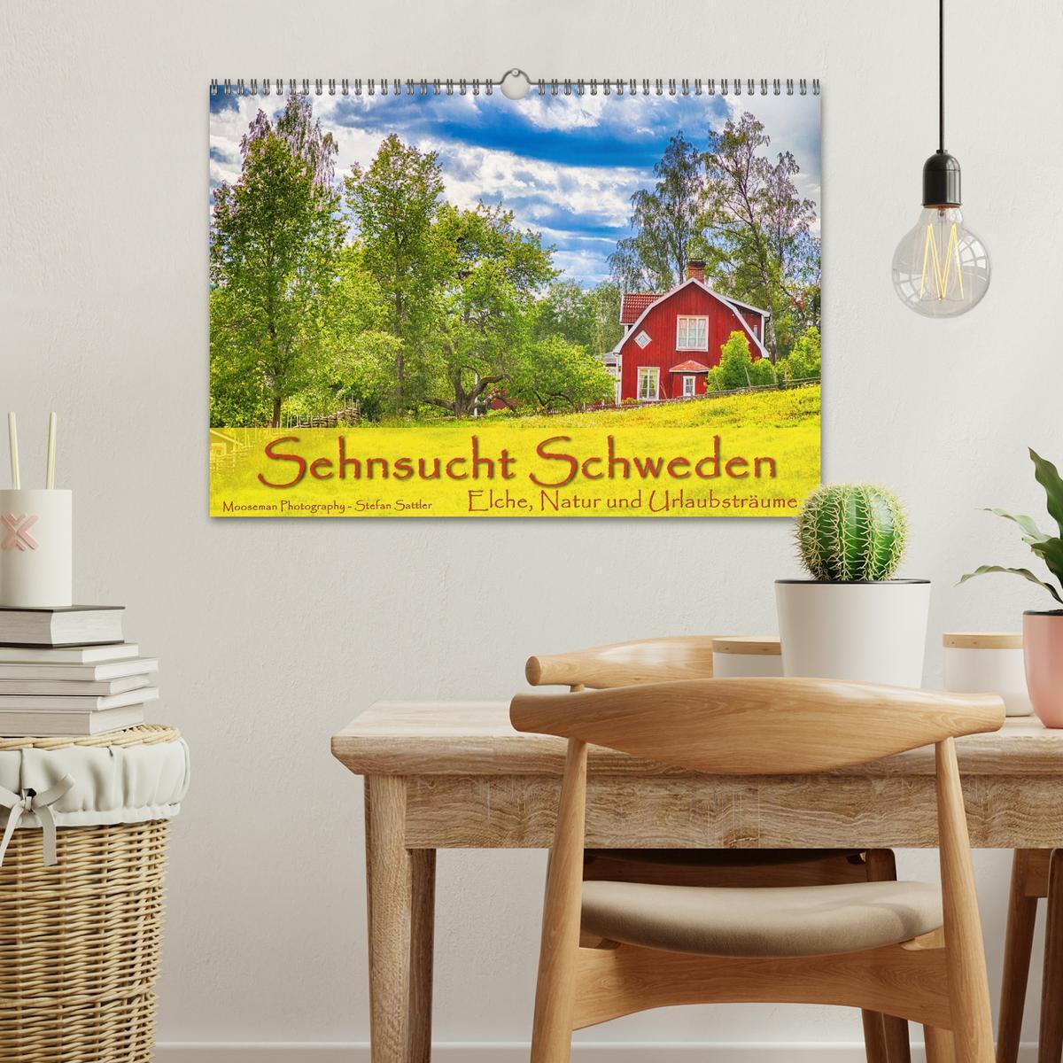 Bild: 9783435335947 | Sehnsucht Schweden - Elche, Natur und Urlaubsträume (Wandkalender...