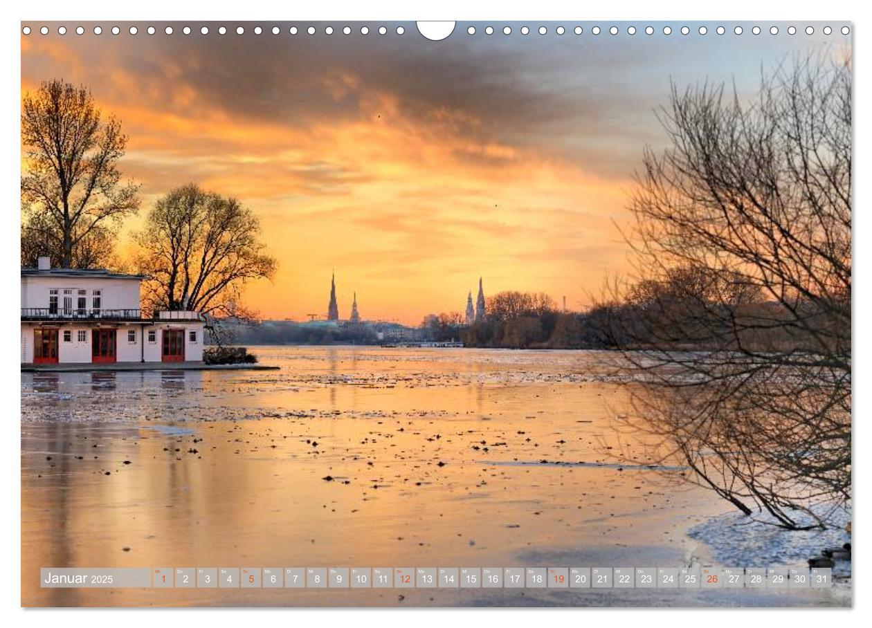 Bild: 9783435508815 | Hamburg Stadt an der Alster und Elbe (Wandkalender 2025 DIN A3...