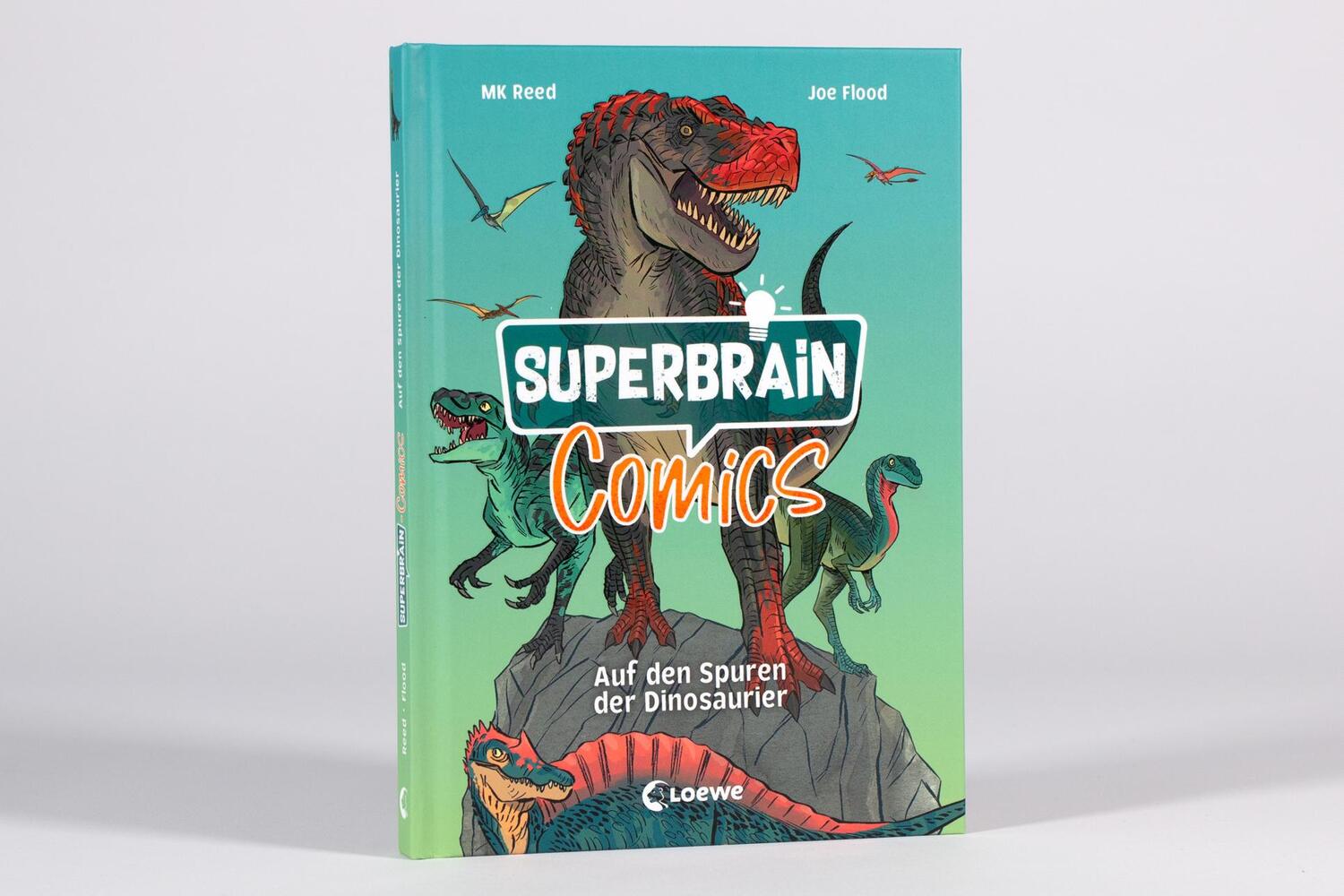 Bild: 9783743218017 | Superbrain-Comics - Auf den Spuren der Dinosaurier | Mk Reed | Buch