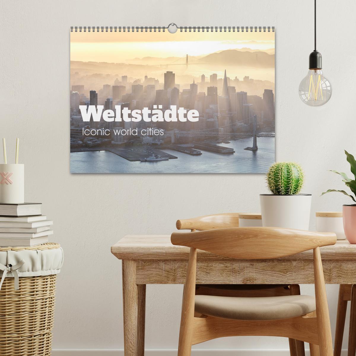 Bild: 9783435041527 | Weltstädte - Iconic world cities (Wandkalender 2025 DIN A3 quer),...