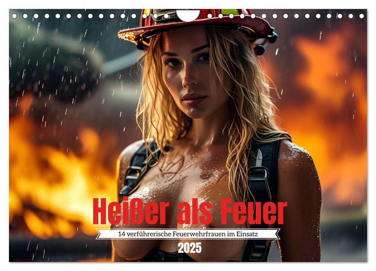 Cover: 9783457227848 | Heißer als Feuer: 14 verführerische Feuerwehrfrauen im Einsatz...