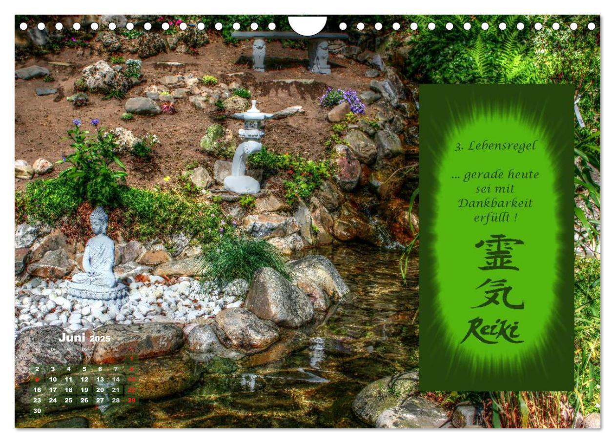 Bild: 9783435602629 | REIKI - Chakrameditation (Wandkalender 2025 DIN A4 quer), CALVENDO...