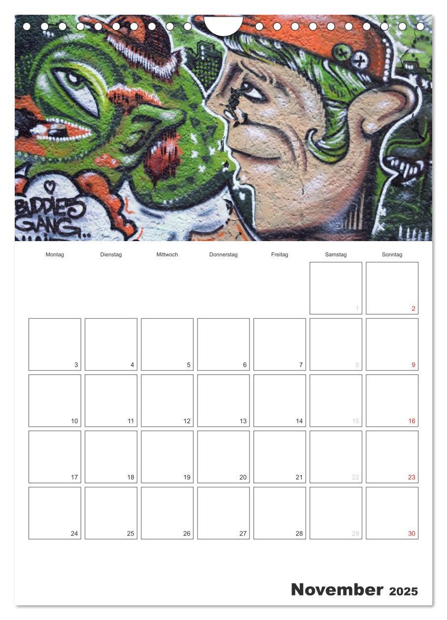 Bild: 9783457065112 | GRAFFITI 2025 / Planer (Wandkalender 2025 DIN A4 hoch), CALVENDO...