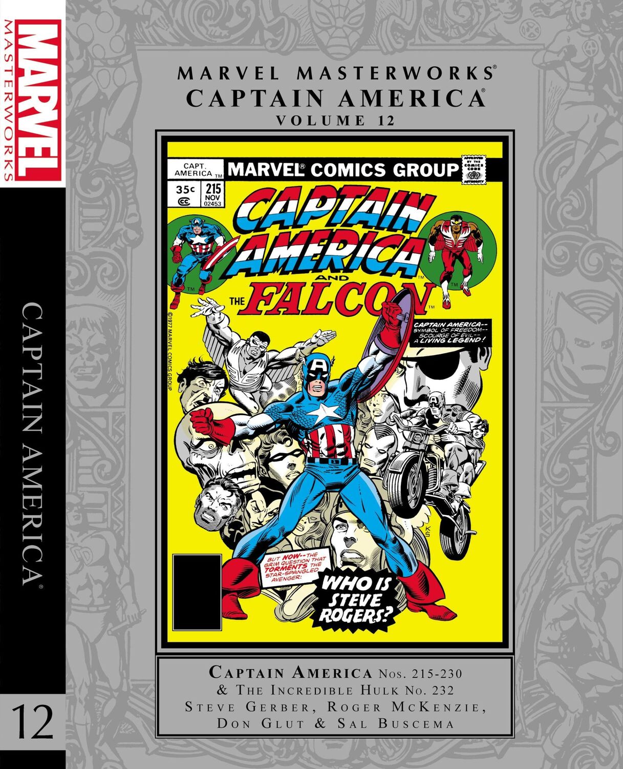 Cover: 9781302922108 | Marvel Masterworks: Captain America Vol. 12 | Steve Gerber (u. a.)