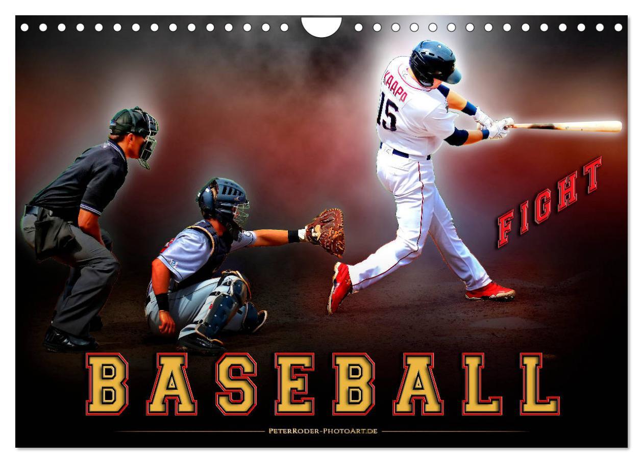 Cover: 9783435365807 | Baseball - Fight (Wandkalender 2025 DIN A4 quer), CALVENDO...