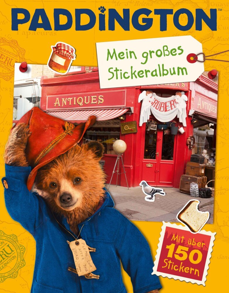 Cover: 9783961290185 | Paddington | Mein großes Stickeralbum | Emma Drage | Broschüre | 24 S.