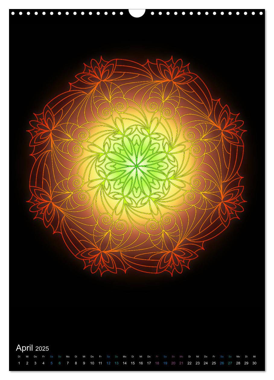 Bild: 9783435952793 | Mandala-Kalender 2025 (Wandkalender 2025 DIN A3 hoch), CALVENDO...