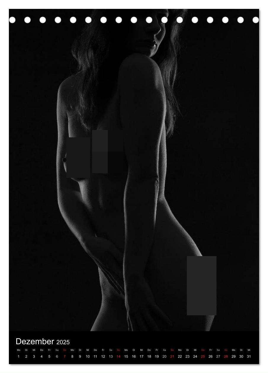 Bild: 9783457079911 | Erotische Silhouetten / CH-Version (Tischkalender 2025 DIN A5...