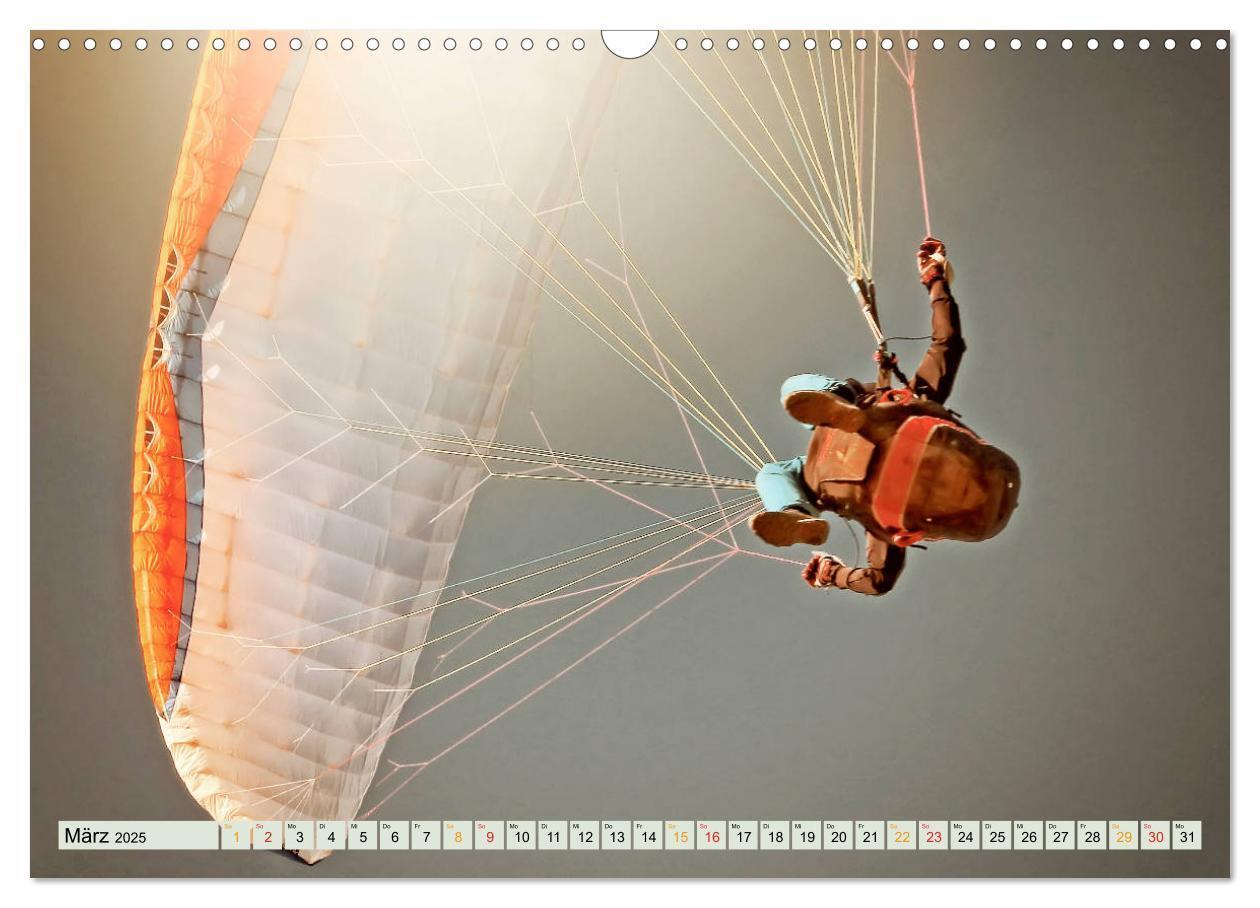 Bild: 9783435241163 | Paragliding - Mut zum Abenteuer (Wandkalender 2025 DIN A3 quer),...