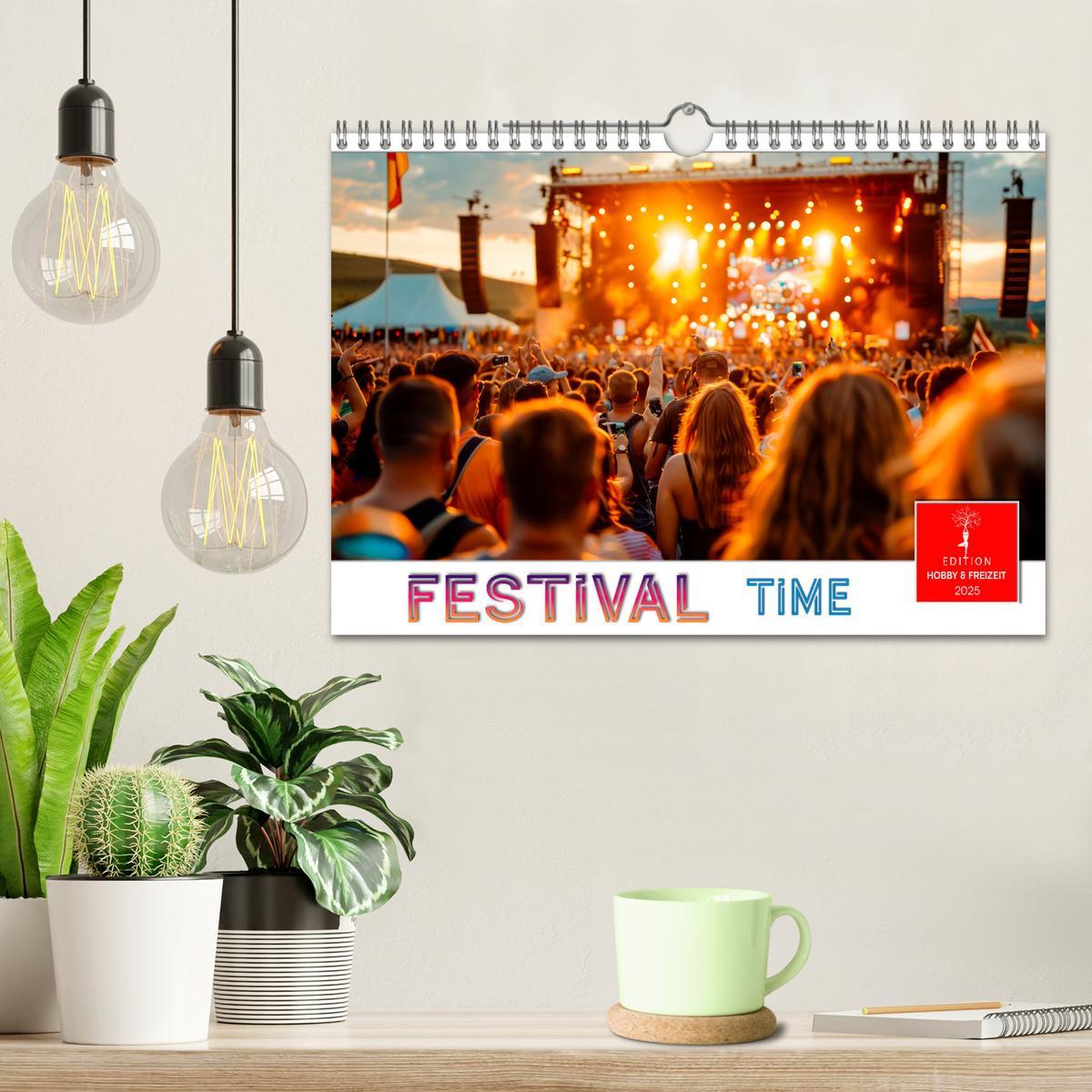 Bild: 9783457171462 | Festival Time (Wandkalender 2025 DIN A4 quer), CALVENDO Monatskalender