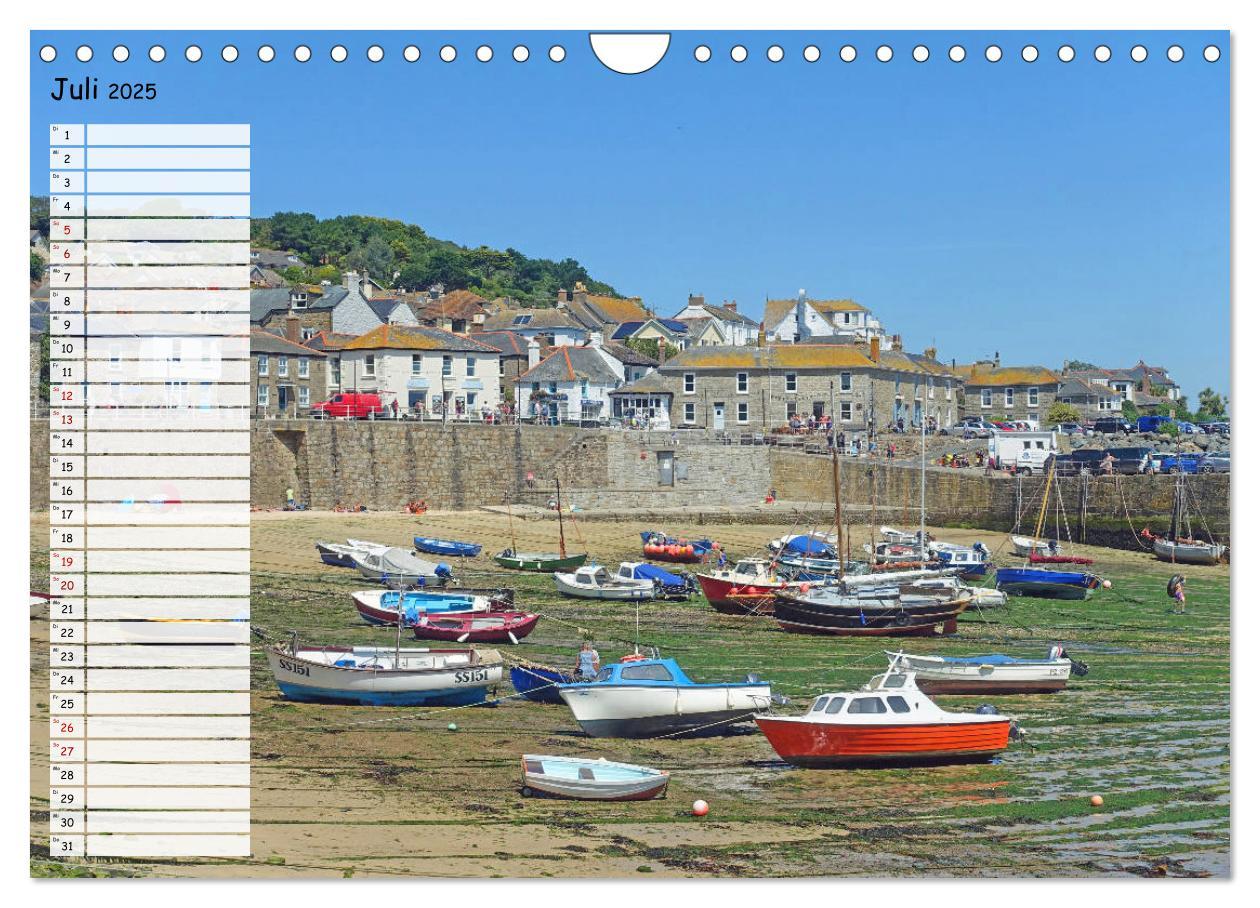 Bild: 9783435311927 | Cornwall. Terminkalender (Wandkalender 2025 DIN A4 quer), CALVENDO...