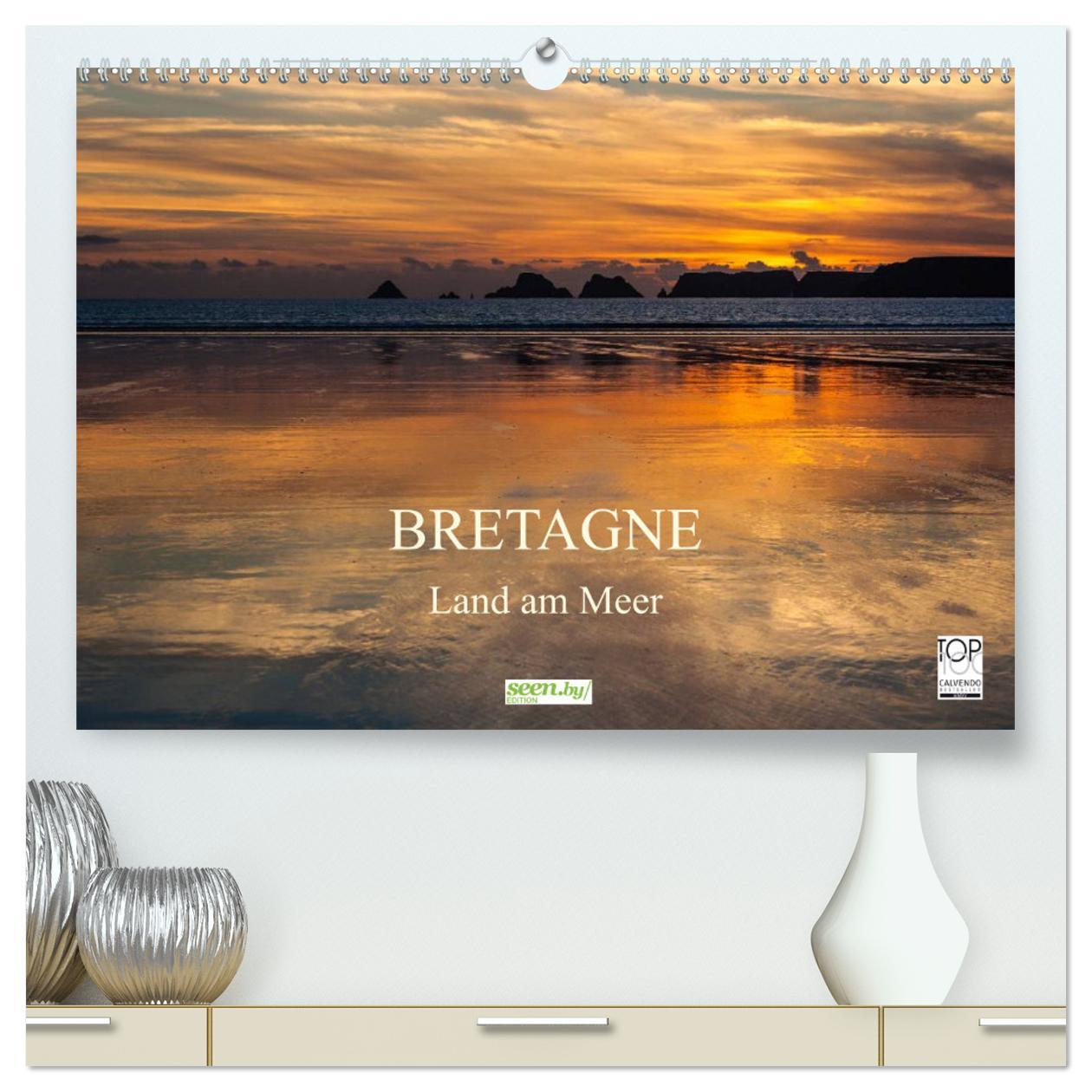 Cover: 9783435798544 | Bretagne - Land am Meer (hochwertiger Premium Wandkalender 2025 DIN...