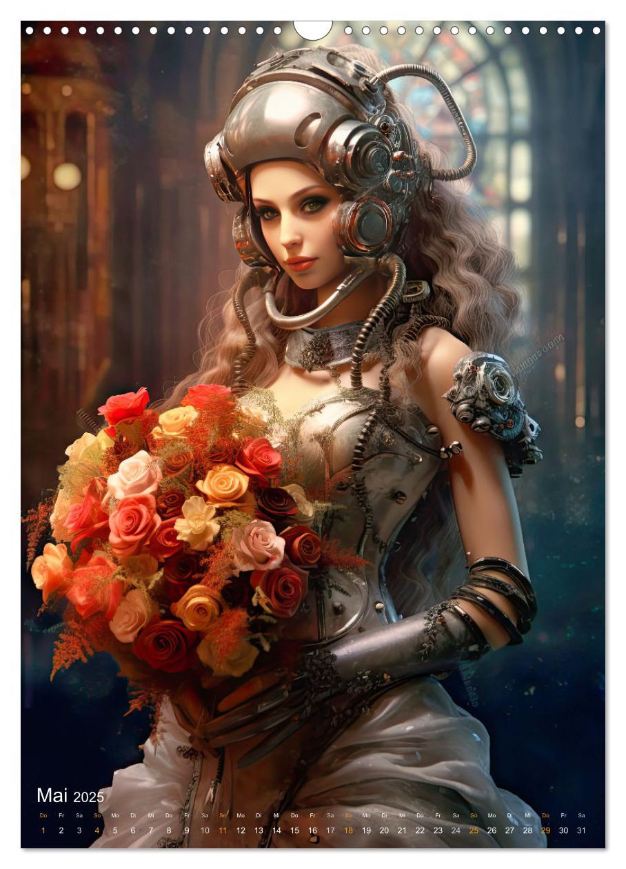 Bild: 9783435870554 | Steampunk Ladies (Wandkalender 2025 DIN A3 hoch), CALVENDO...