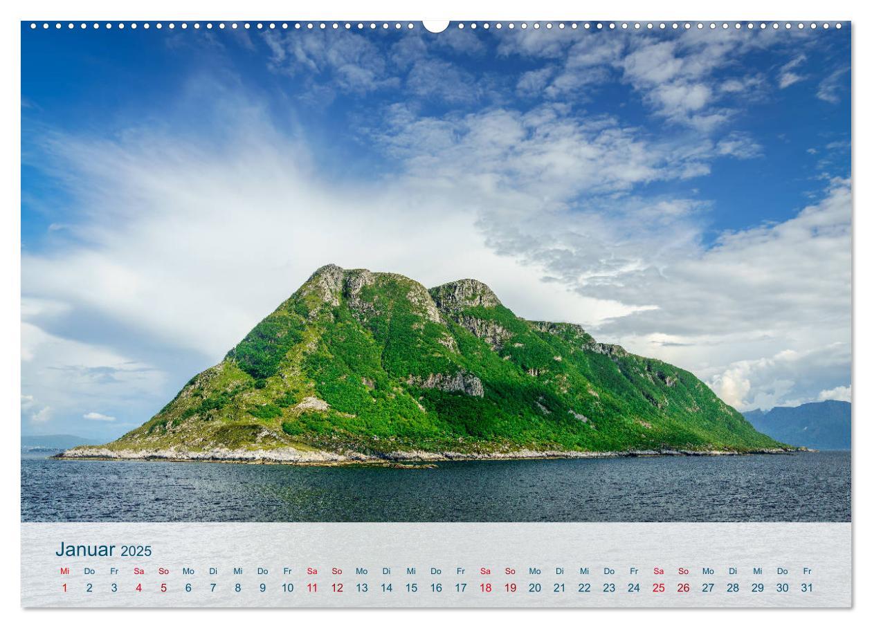 Bild: 9783435355303 | Norwegen von Oslo bis Ålesund (Wandkalender 2025 DIN A2 quer),...