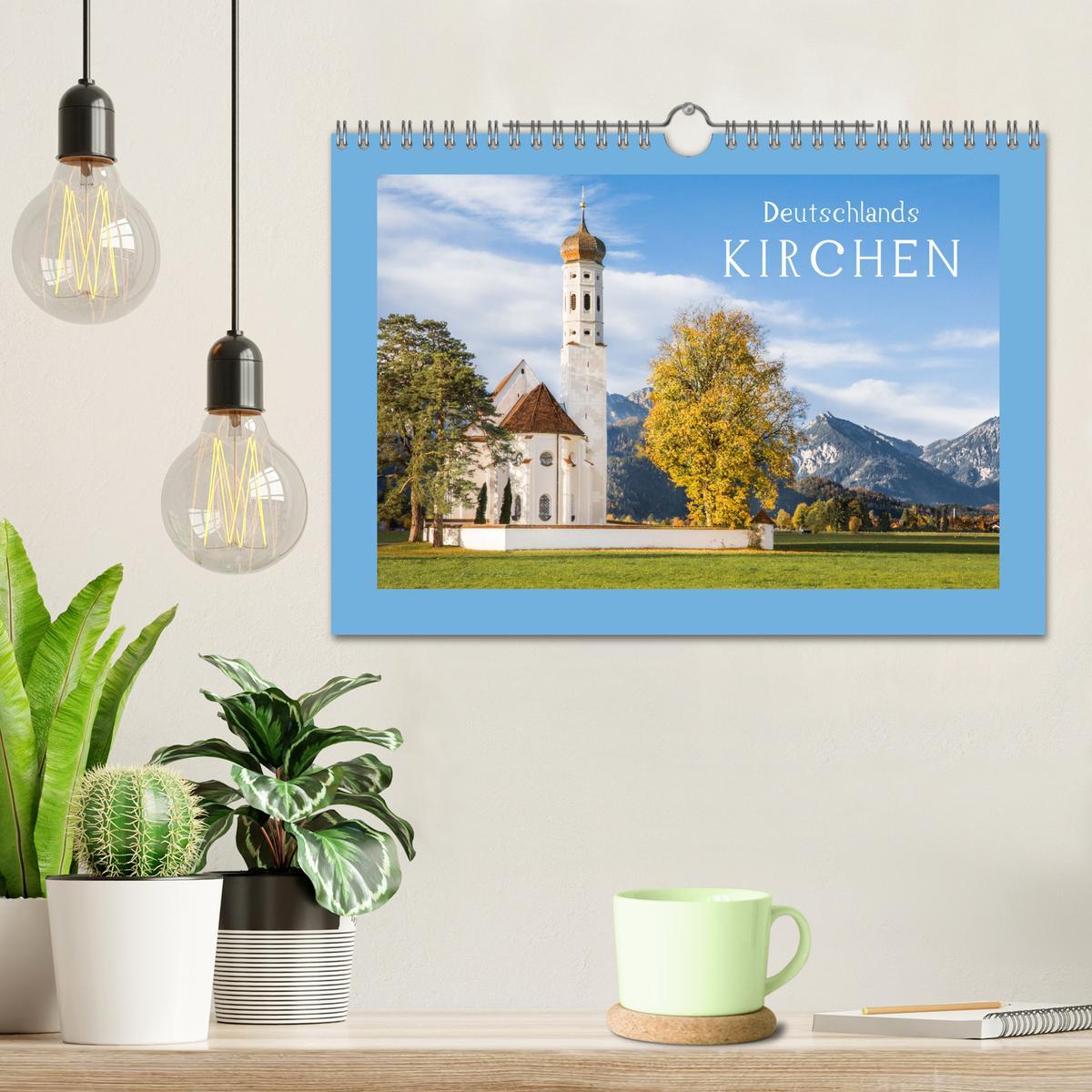 Bild: 9783435066650 | Deutschlands Kirchen (Wandkalender 2025 DIN A4 quer), CALVENDO...