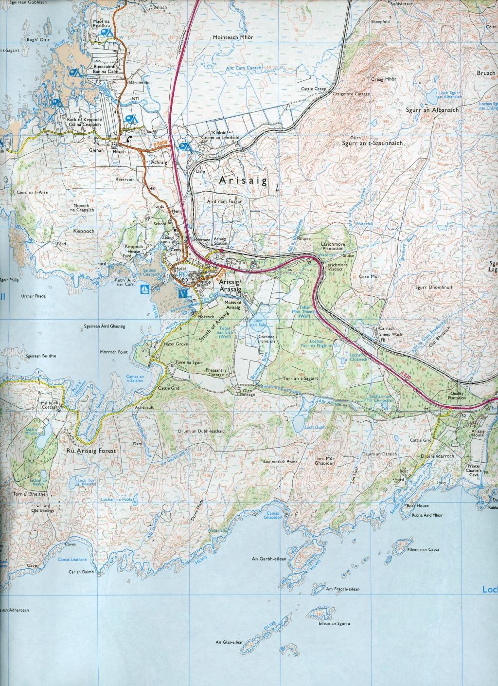 Bild: 9780319246382 | Loch Morar and Mallaig | Ordnance Survey | (Land-)Karte | Englisch