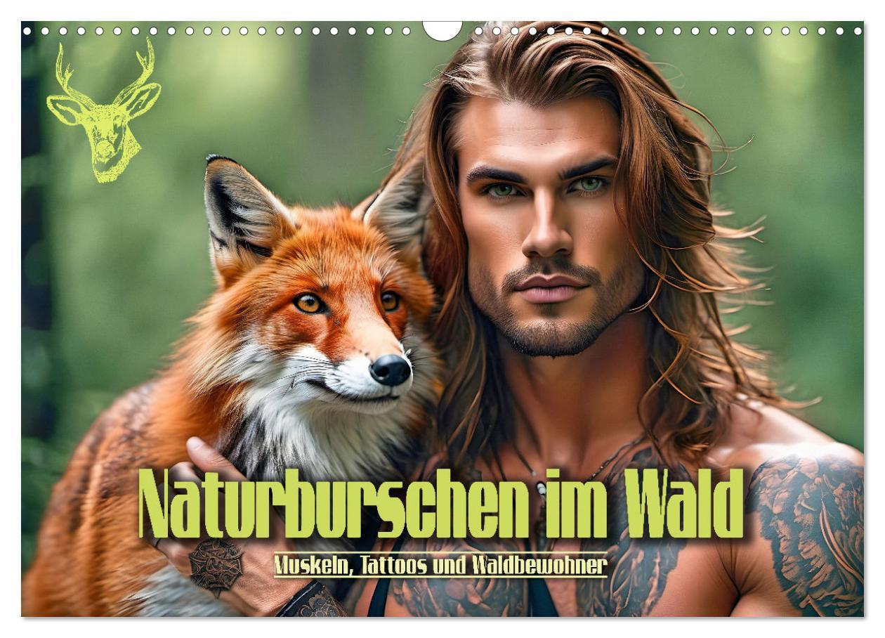 Cover: 9783457178492 | Naturburschen im Wald - Muskeln, Tattoos und Waldbewohner...