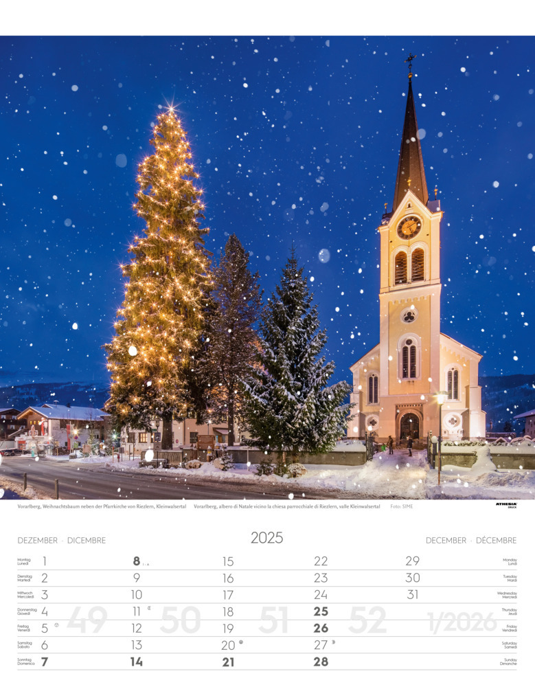 Bild: 9788868397470 | Österreich Kalender 2025 | Austria | Athesia-Tappeiner Verlag | 14 S.