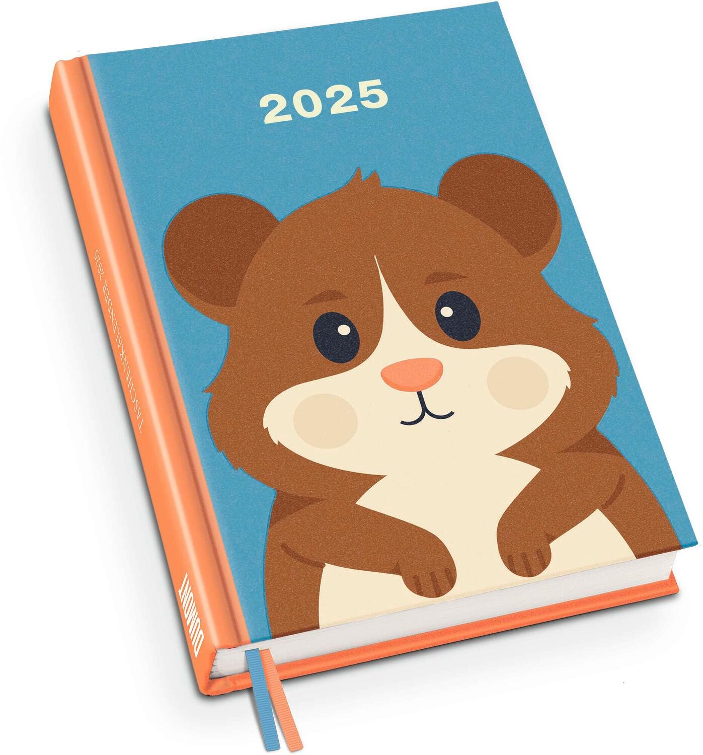 Cover: 4250809654041 | Hamster Taschenkalender 2025 - Tier-Illustration von Dawid Ryski -...