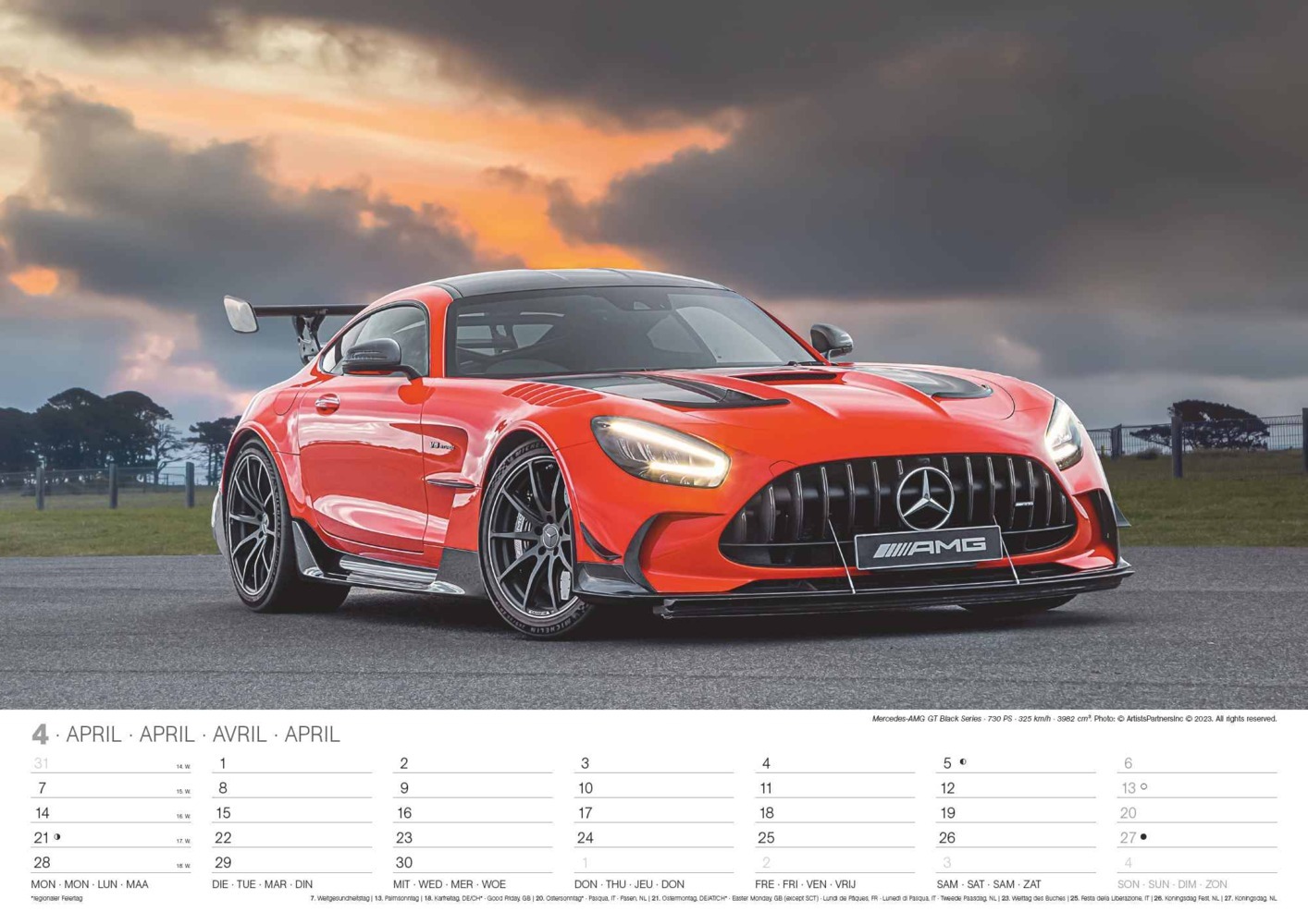 Bild: 4002725994332 | N NEUMANNVERLAGE - Sports Cars 2025 Wandkalender, 45x48cm, Kalender...