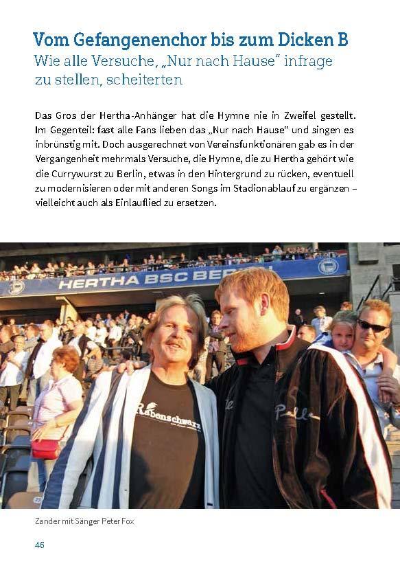 Bild: 9783964231055 | "Nur nach Hause geh'n wir nicht" | 30 Jahre Frank Zanders Hertha-Hymne