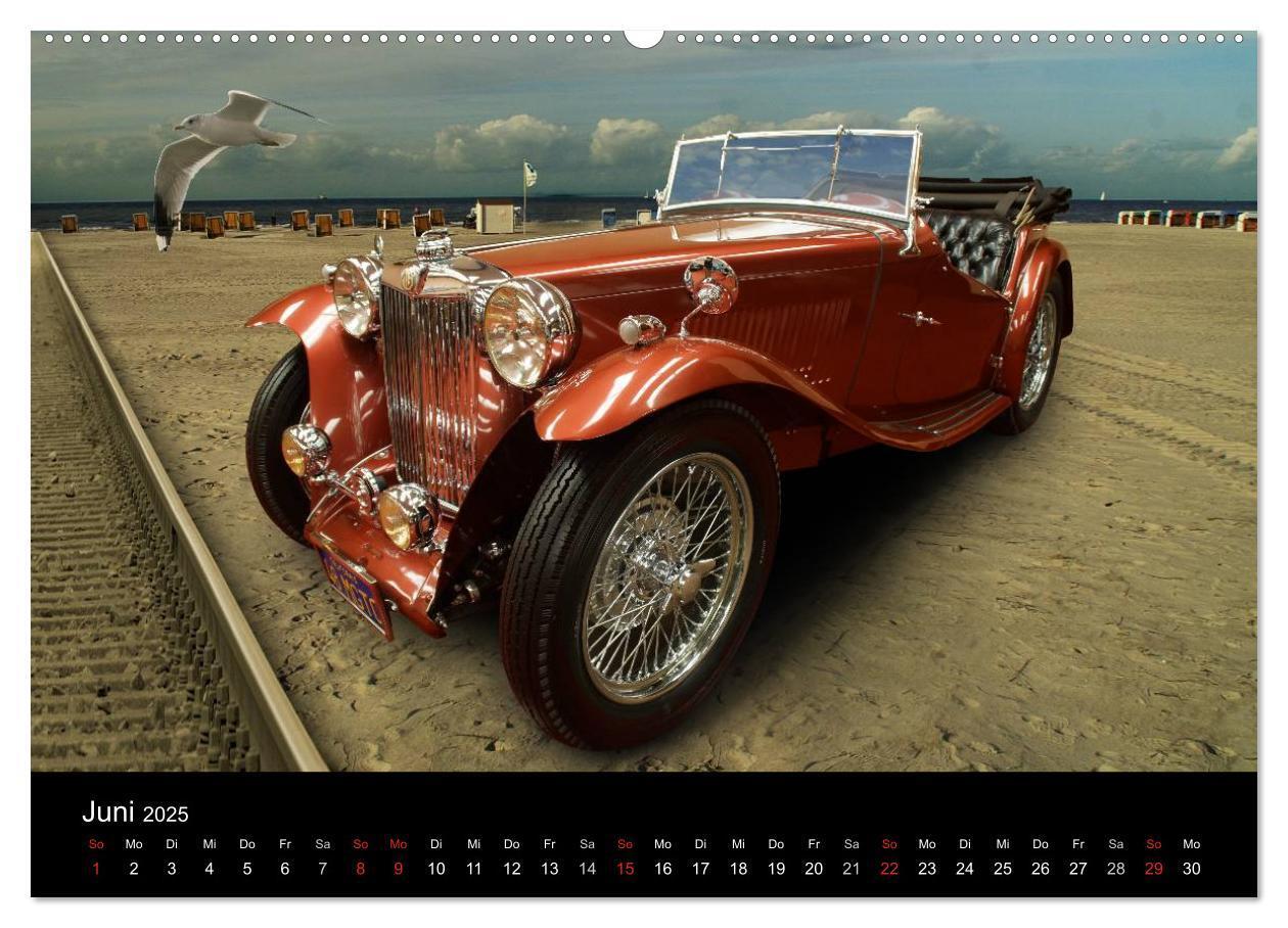 Bild: 9783435610471 | Oldtimer-Kunst (Wandkalender 2025 DIN A2 quer), CALVENDO...