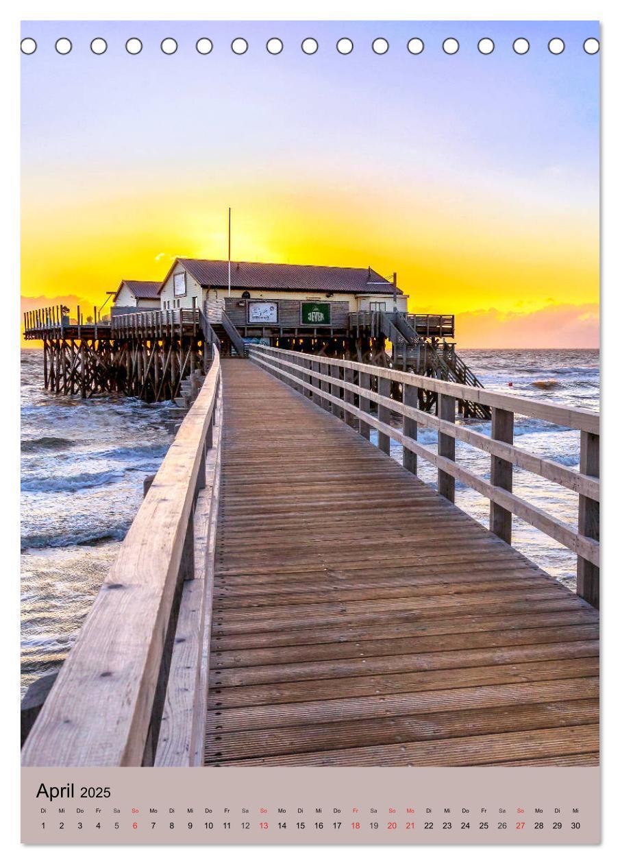 Bild: 9783435963140 | NORDSEEFLAIR - St. Peter Ording und Westerhever (Tischkalender 2025...