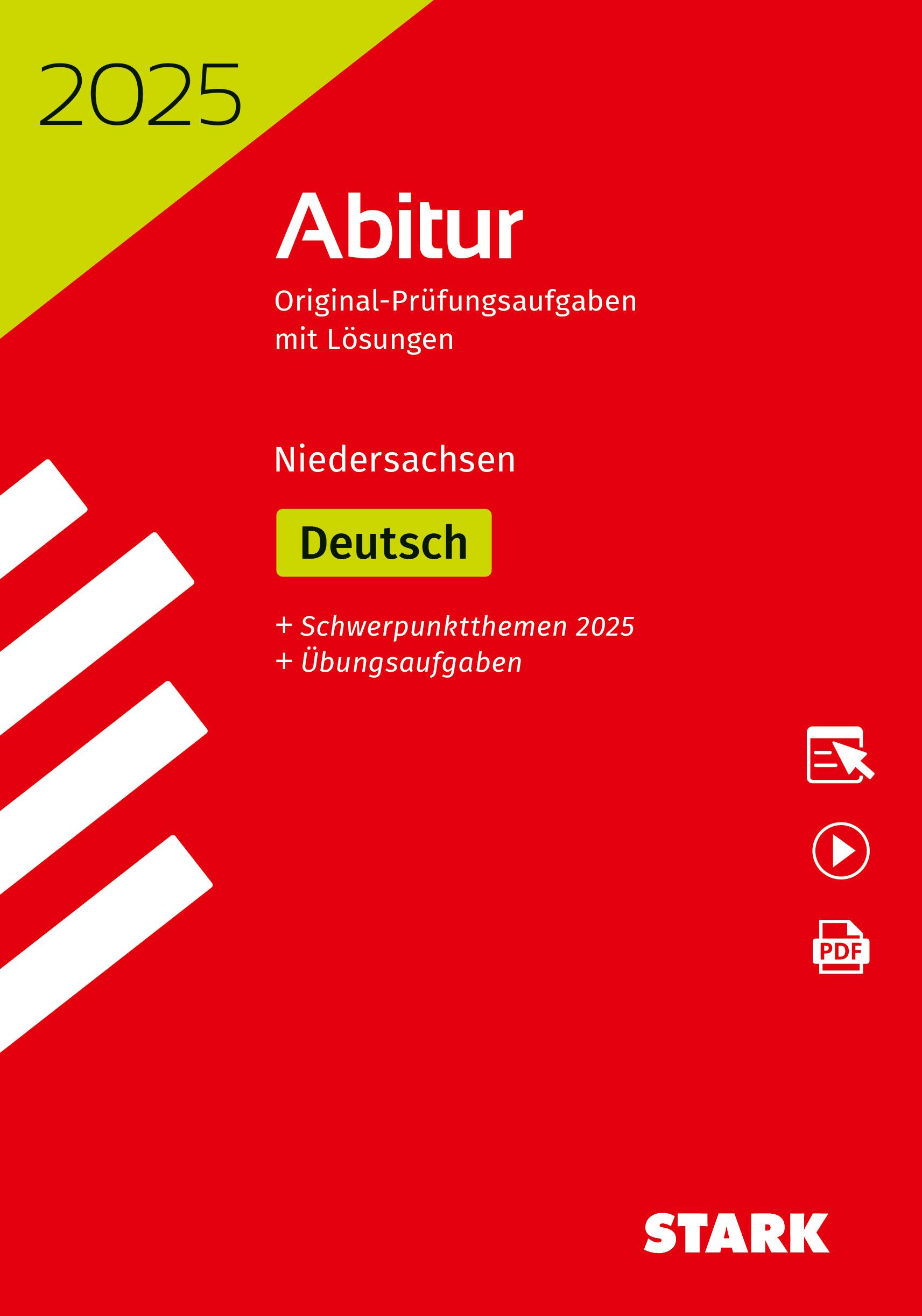 Cover: 9783849060176 | STARK Abiturprüfung Niedersachsen 2025 - Deutsch GA/EA | Bundle | 2024