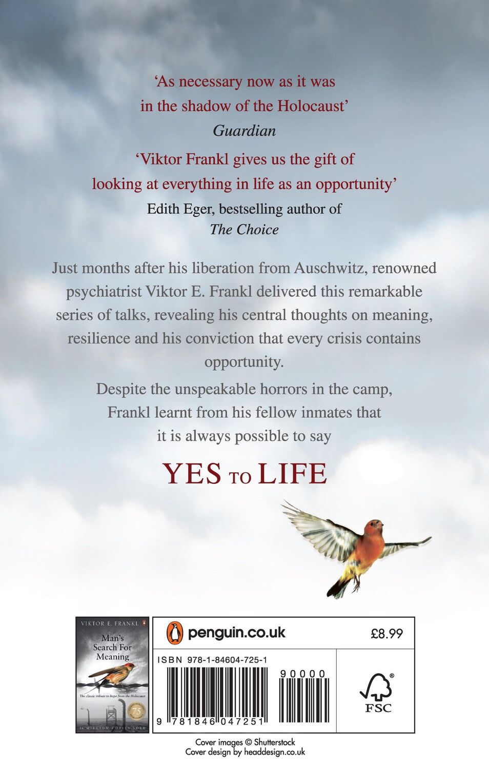 Rückseite: 9781846047251 | Yes To Life In Spite of Everything | Viktor E Frankl | Taschenbuch