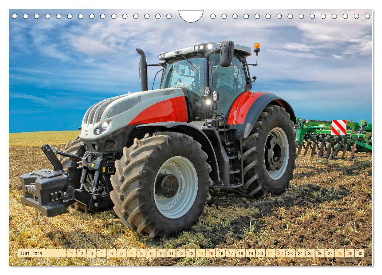 Bild: 9783435299881 | Traktoren - Giganten in der Landwirtschaft (Wandkalender 2025 DIN...