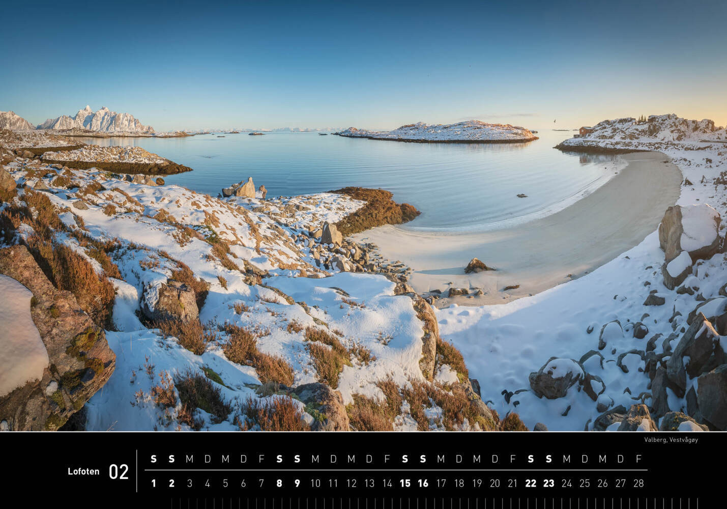 Bild: 9783968555256 | 360° Lofoten Premiumkalender 2025 | Gerhard Zwerger-Schoner (u. a.)