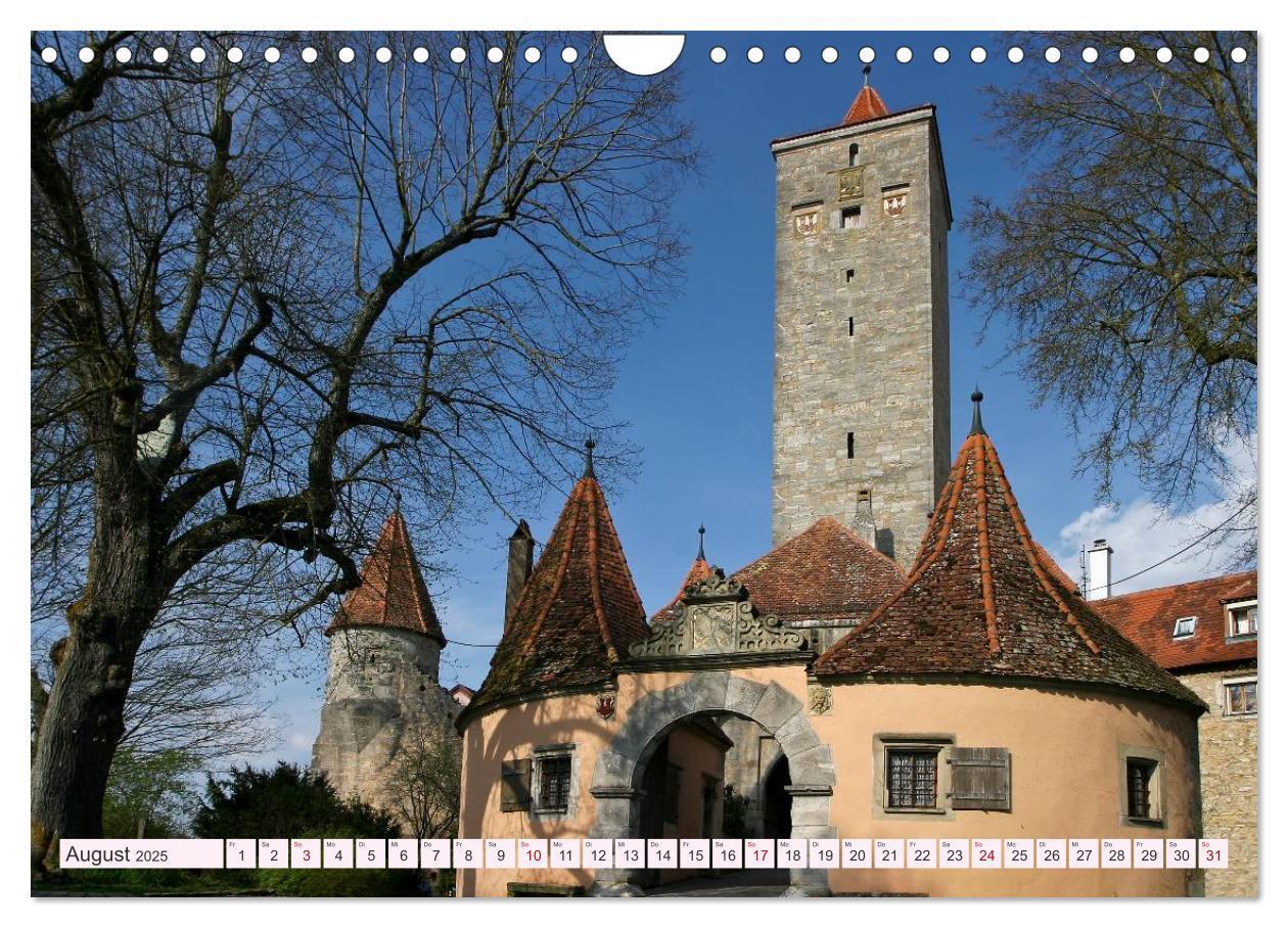 Bild: 9783435610778 | Romantisches Rothenburg ob der Tauber (Wandkalender 2025 DIN A4...