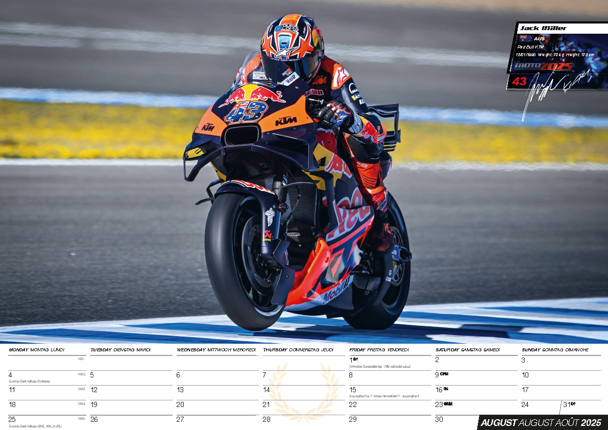 Bild: 9798893610307 | Moto GP Kalender 2025 | Offizieller MotoGP Kalender | Kalender | 14 S.