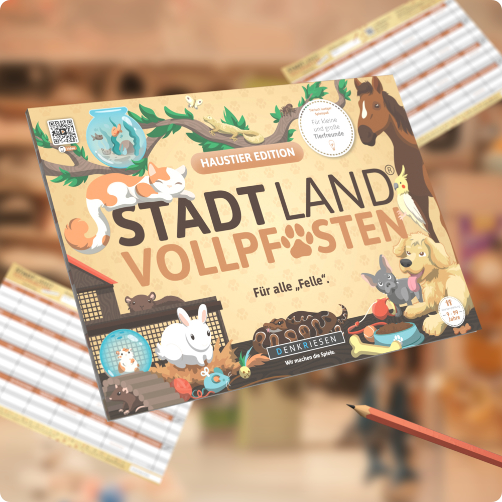 Bild: 4260528095278 | STADT LAND VOLLPFOSTEN® - HAUSTIER EDITION - "Für alle "Felle"." - A4