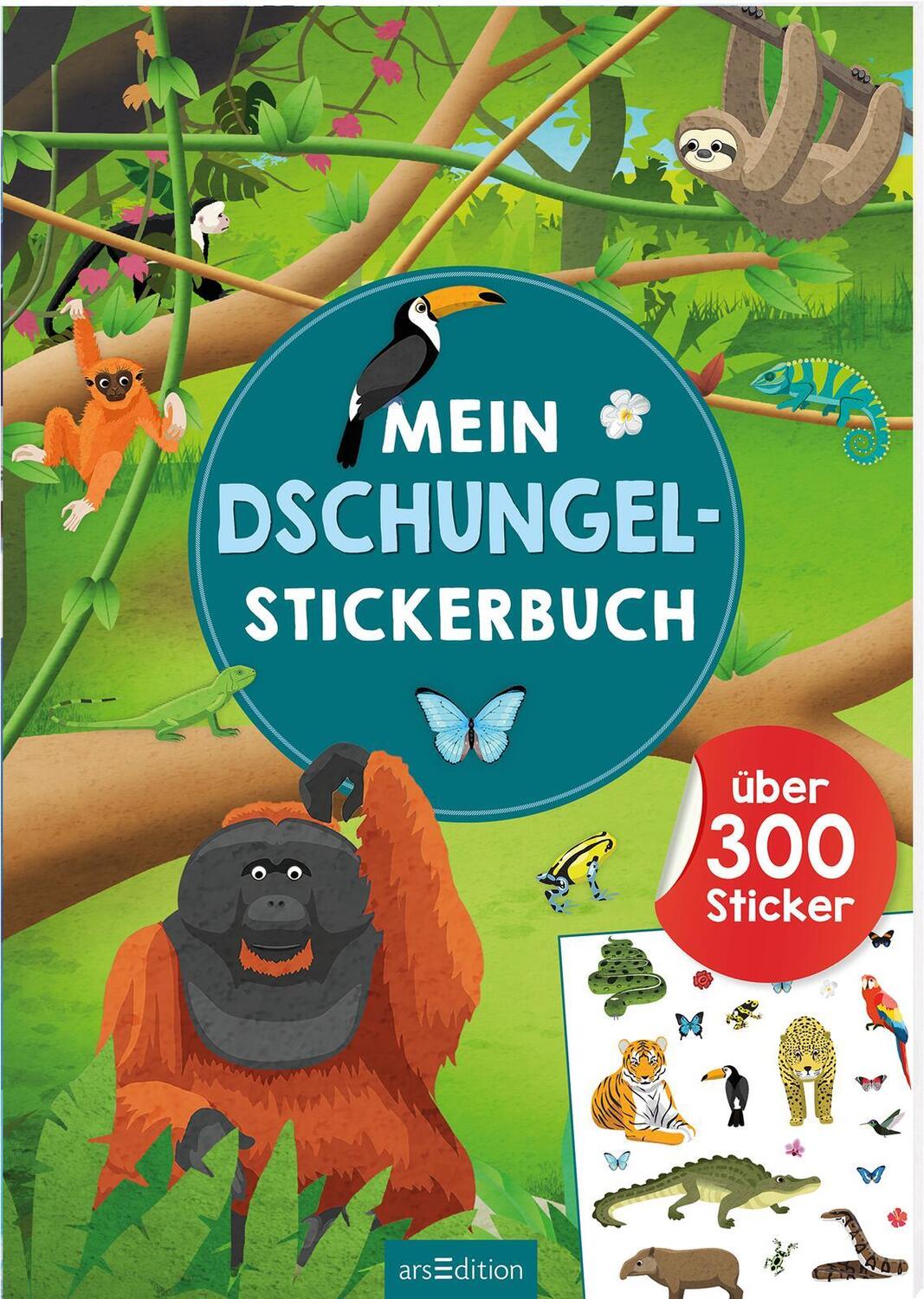 Cover: 9783845849461 | Mein Dschungel-Stickerbuch | Über 300 Sticker | Taschenbuch | 40 S.