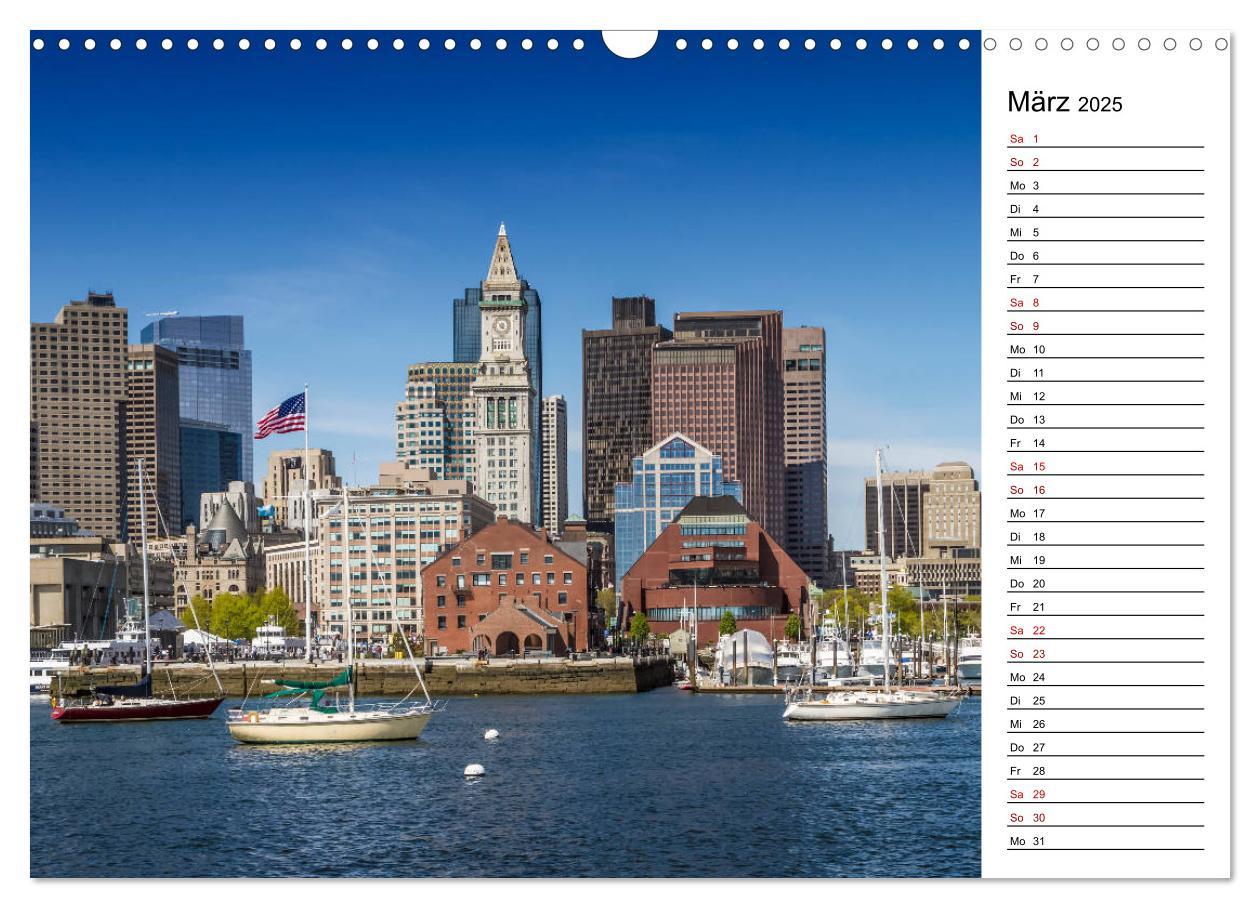 Bild: 9783435368402 | Stadtansichten aus Boston (Wandkalender 2025 DIN A3 quer), CALVENDO...