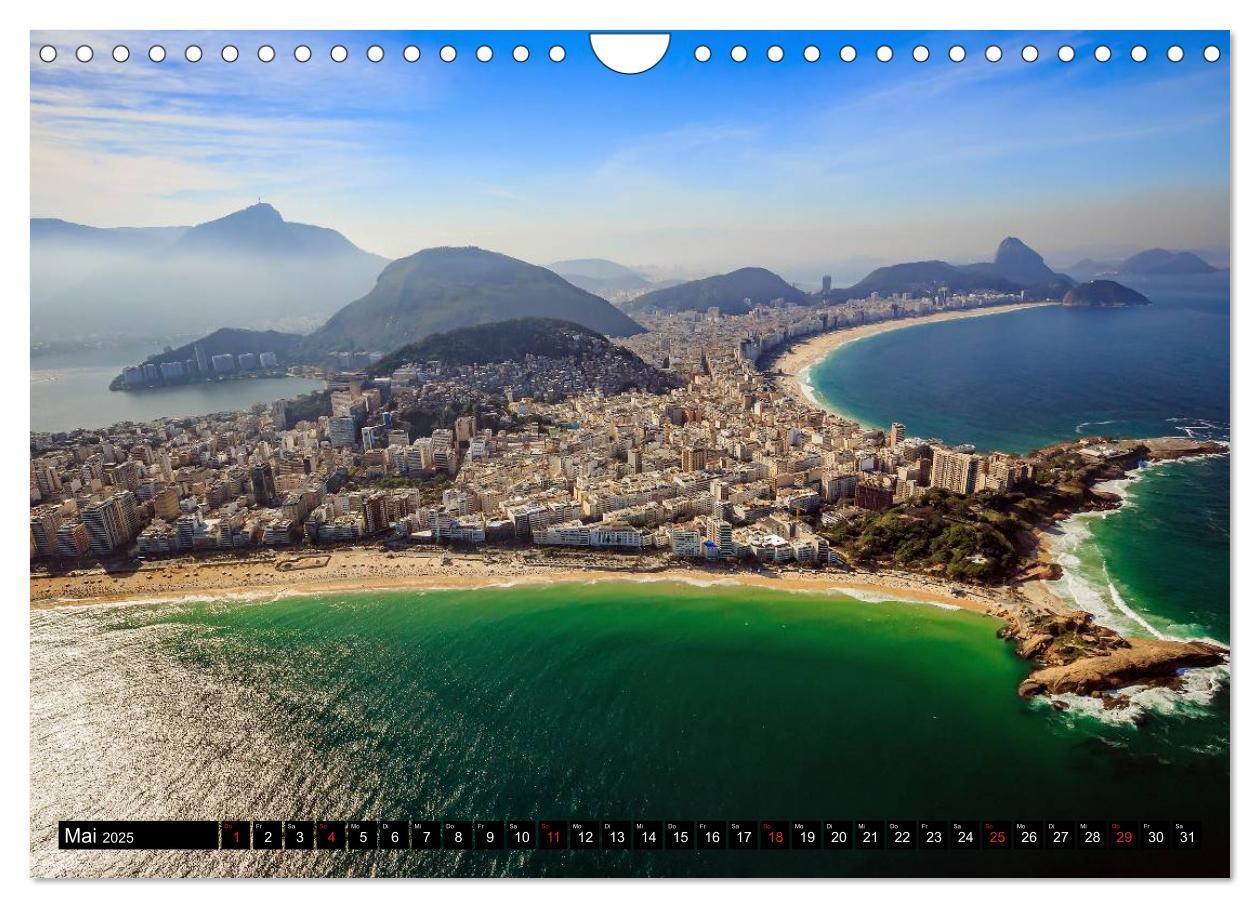 Bild: 9783435703692 | Brasilien. Sonne, Natur und Samba (Wandkalender 2025 DIN A4 quer),...