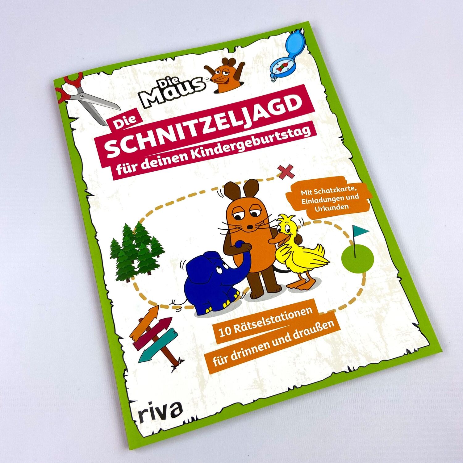 Bild: 9783742319166 | Die Maus - Die Schatzsuche/Schnitzeljagd für deinen Kindergeburtstag