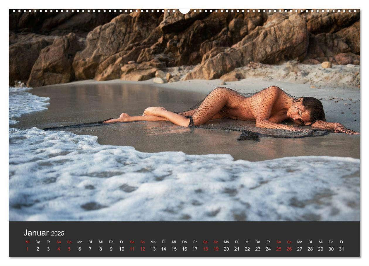 Bild: 9783435293773 | Aktfotografie am Meer (Wandkalender 2025 DIN A2 quer), CALVENDO...