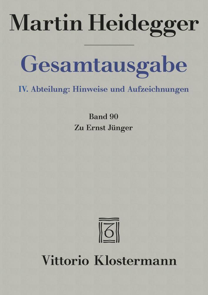 Cover: 9783465033240 | Zu Ernst Jünger | Martin Heidegger | Taschenbuch | Englisch Broschur