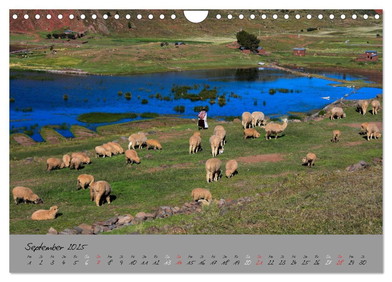 Bild: 9783435751341 | Peru 2025 (Wandkalender 2025 DIN A4 quer), CALVENDO Monatskalender