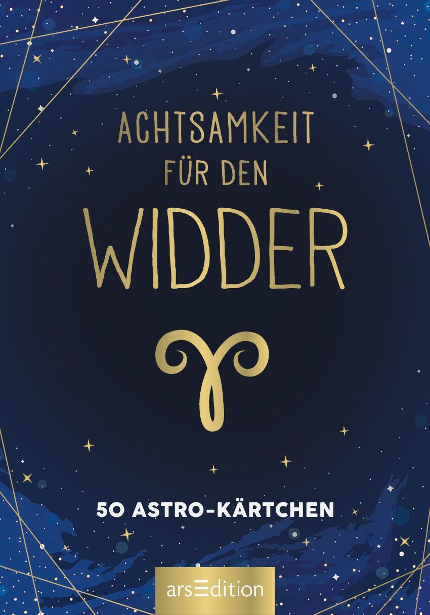 Bild: 9783845849669 | Achtsamkeit für den Widder | 50 Astro-Kärtchen | Taschenbuch | 51 S.