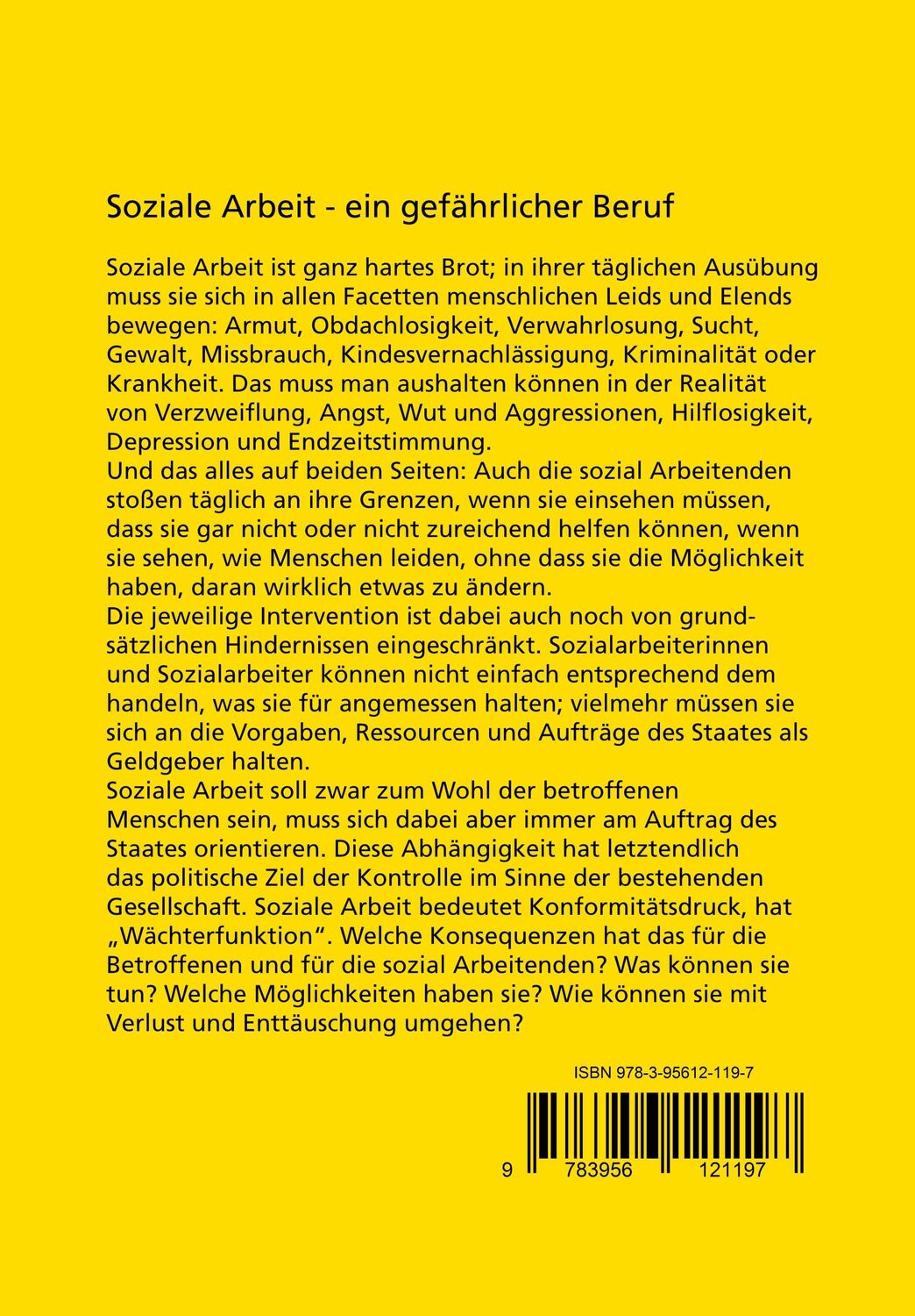 Rückseite: 9783956121197 | Verzweifeltes Helfen | Soziale Arbeit zwischen System und Veränderung