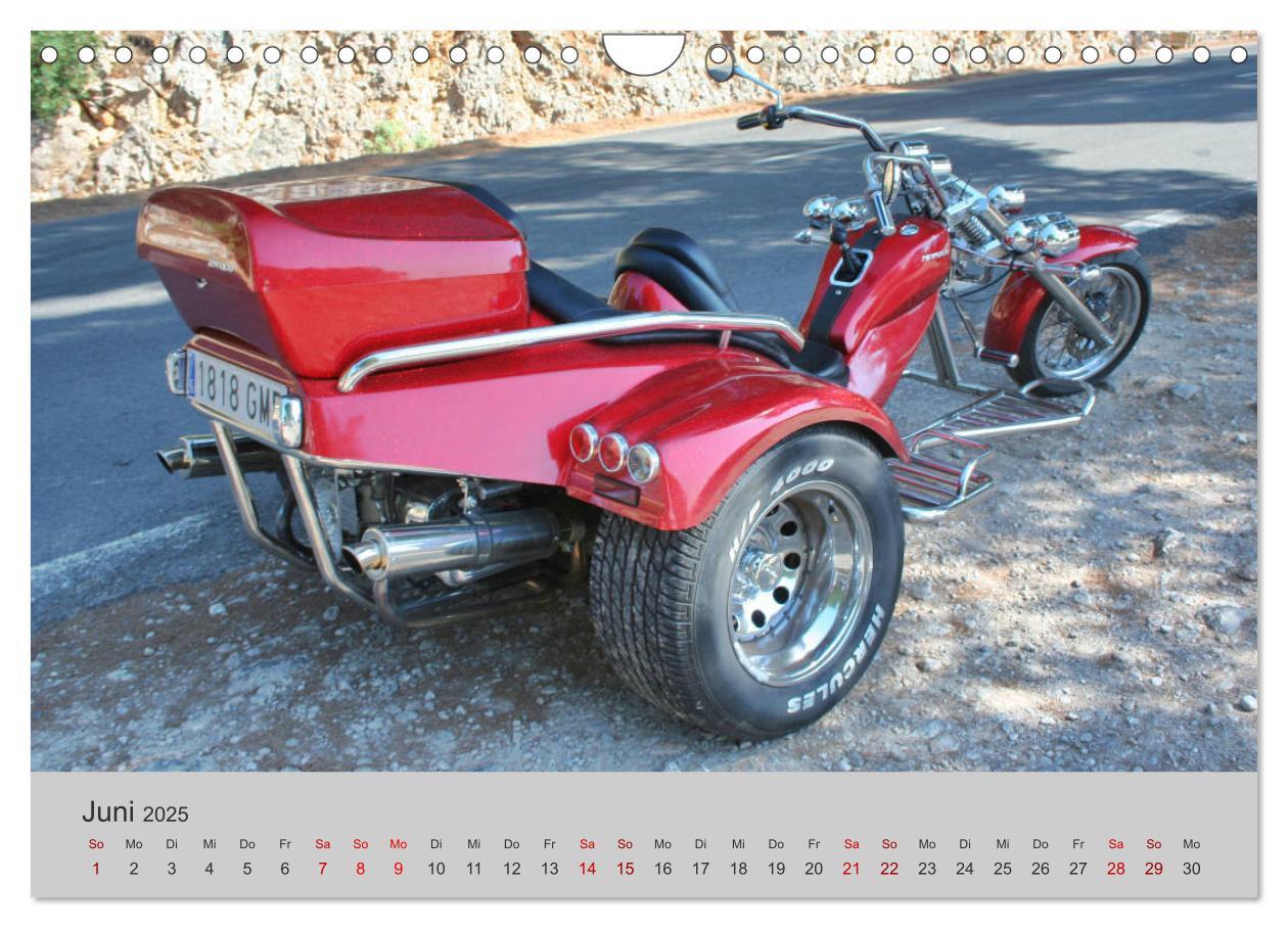 Bild: 9783435448616 | Trikes - Unterwegs auf drei Rädern (Wandkalender 2025 DIN A4 quer),...