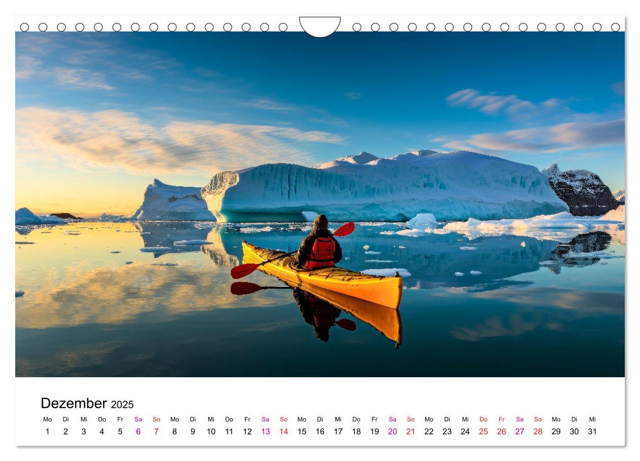 Bild: 9783457140055 | Kajak Erlebnisse (Wandkalender 2025 DIN A4 quer), CALVENDO...