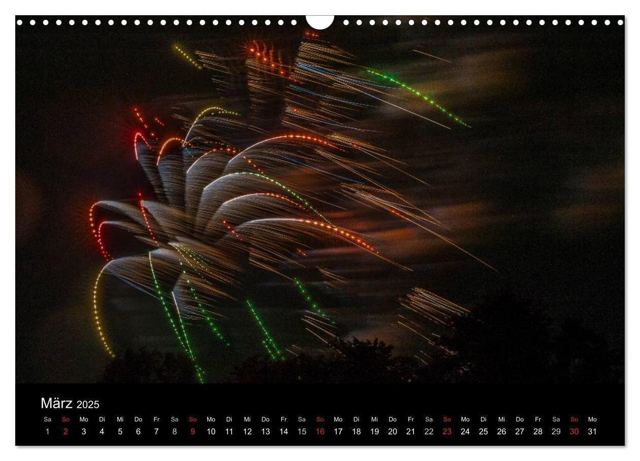 Bild: 9783435837595 | Das Feuerwerk (Wandkalender 2025 DIN A3 quer), CALVENDO Monatskalender