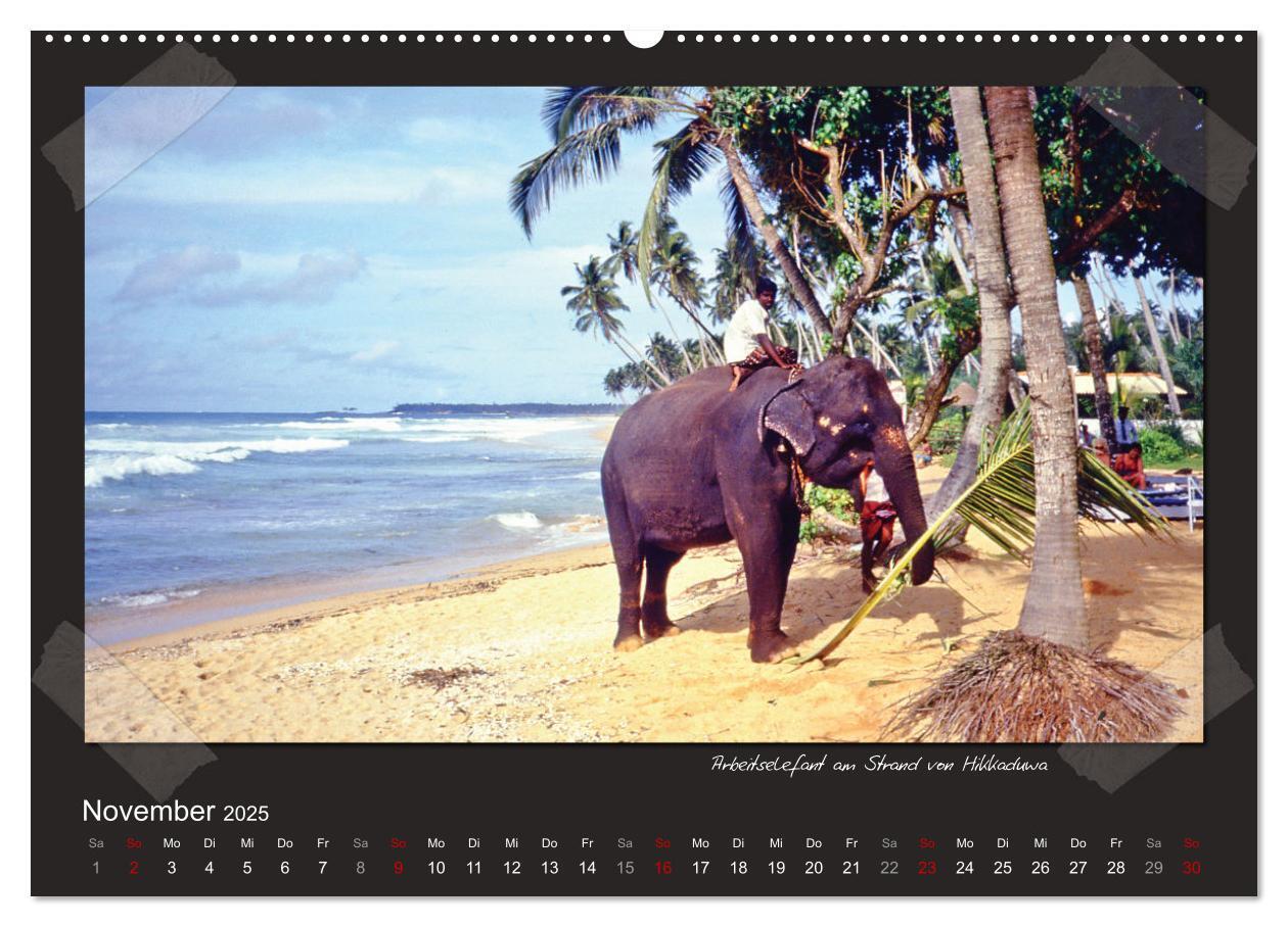 Bild: 9783435102860 | Sri Lanka anno 1986 (Wandkalender 2025 DIN A2 quer), CALVENDO...