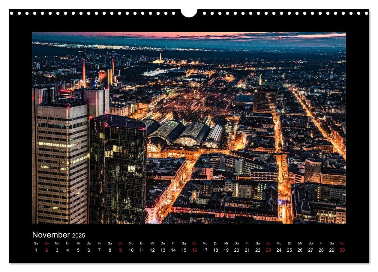 Bild: 9783435273362 | Frankfurt bei Nacht 2025 (Wandkalender 2025 DIN A3 quer), CALVENDO...