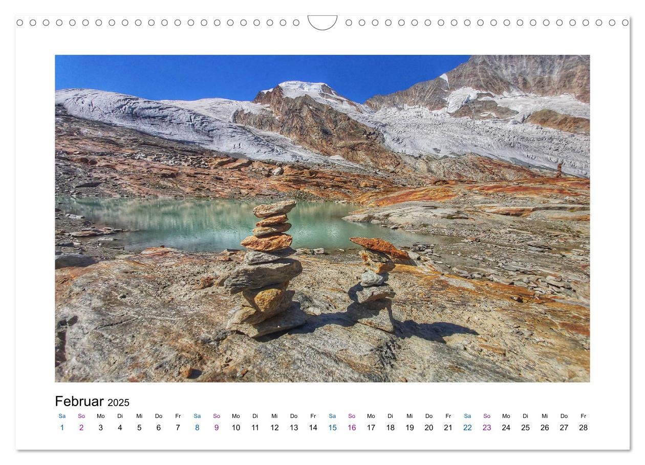 Bild: 9783435199945 | Perlen im Saastal Wallis Schweiz (Wandkalender 2025 DIN A3 quer),...